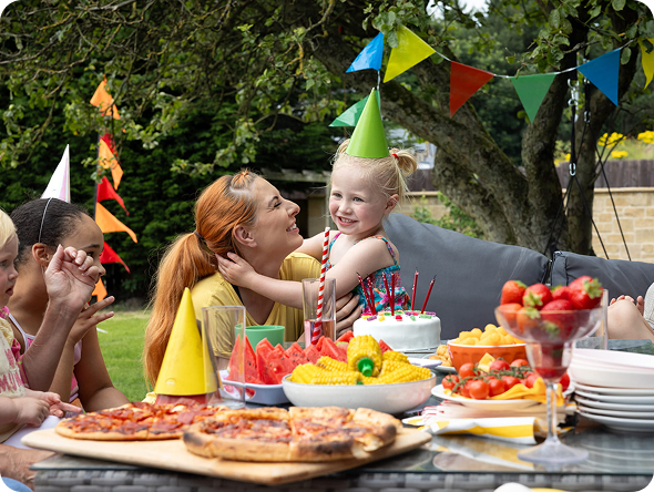 Birthday parties and family gatherings
